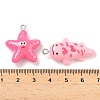 Opaque Resin Pendants X-RESI-I355-03P-01-3