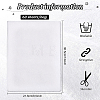 60 Sheets Custom PA Hot Melt Adhesive Interfacing DIY-BC0005-64-2