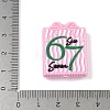 Number 6 7 Theme Cartoon Silicone Beads SIL-E013-02A-3