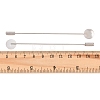 Brass Stick Lapel Pins with Round Pad Tray KK-A301-01P-2