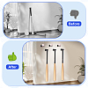 12 Bags 2 Styles Wall Mounted Iron Baseball Storage Holder AJEW-WA0004-06-5
