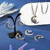  Jewelry 28Pcs 7 Style Tibetan Style Zinc Alloy Pendants FIND-PJ0001-25-16