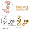 Plated Alloy Hair Coil Cuffs OHAR-PH0001-18-RS-4
