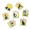 14Pcs 7 Style Alloy Enamel Pendants ENAM-CJ0005-59-8