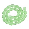 Frosted Handmade Lampwork Beads Strands LAMP-Q041-06C-2