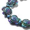 Synthetic Turquoise Dyed Beads Strands X-G-P507-05M-2