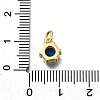 Brass Pave Cubic Zirconia Pendants KK-V002-23G-04-3