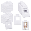 PVC Earring Organizer Display Stands for Jewelry Display Rack EDIS-WH0011-06B-1