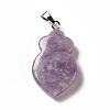 Natural Gemstone Pendants G-F714-01-3