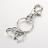 Heart to Heart Alloy Keychain X-KEYC-JKC00050-02-1