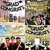 Word Congrats Grad Paper Hanging Banner TH-FZC50F9-01B-6
