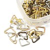 100Pcs 5 Colors Iron Triangle Rings IFIN-YW0001-82-2