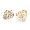 Alloy Rhinestone Pendants FIND-N008-12KCG-01-2