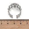 304 Stainless Steel Cuff Ring Components SA-CBA37BC-18A-P-3