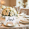 30Pcs Half Round Wood Name Card Holder AJEW-NB0009-27B-5