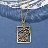 304 Stainless Steel Necklace LS-NJEW-D330-01G-01-5