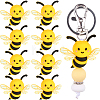 12Pcs Food Grade Eco-Friendly Silicone Focal Beads SIL-PA0001-49-1