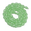 Electroplate Imitation Jade Glass Beads Strands GLAA-N005-J10mm-D04-2