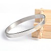 304 Stainless Steel Bangles BJEW-H0003-16A-1