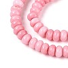 Ombre Effect Dyed Glass Beads Strands GLAA-T030-07A-04-3