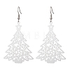 Tarnish Resistant 304 Stainless Steel Dangle Earrings EJEW-JE05876-S-1