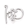 6Pcs Brass Toggle Clasps KK-T073-42P-1