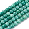 Ombre Effect Dyed Glass Beads Strands GLAA-T031-01O-09-1