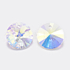Faceted Glass Rhinestone Charms LS-X-RGLA-F049-8mm-001AB-2