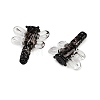 Transparent Lampwork Beads FOIL-I017-01C-2