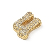 Brass Micro Pave Cubic Zirconia Pendants KK-A300-02G-U-2