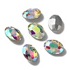 Pointed Back Glass Rhinestone Cabochons DIY-WH0043-57D-01-1