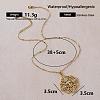 Vintage 304 Stainless Steel Crystal Rhinestone Hollow Flower with Jesus Cross Pendant Necklaces for Women LH2186-6