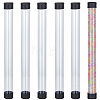 Transparent PVC Plastic Bead Storage Tubes AJEW-CY0002-92A-1