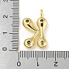 Rack Plating Brass Micro Pave Cubic Zirconia Pendants KK-A200-24G-K-3