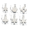 201 Stainless Steel Charms STAS-R118-11-2