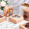 Folding Kraft Paper Cardboard Jewelry Gift Boxes CON-WH0092-25C-4