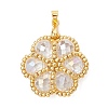 Seed Beads & Glass Beaded Pendants PALLOY-MZ01299-01-1