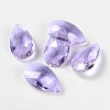 Faceted Teardrop Glass Pendants X-GLAA-O008-B09-1