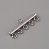 201 Stainless Steel Chandelier Component Links LS-STAS-WH0043-06D-P-1-1