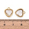Valentine's Day 304 Stainless Steel with Glass Charms STAS-Q119-01G-01-3