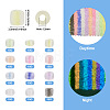  180G 12 Color Luminous Frosted Glass Beads FGLA-TA0001-02-3