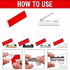 Plastic Adhesive Back Bar Pins with Iron Pins JEWB-B045-01A-3