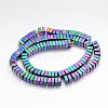 Cube Electroplate Non-magnetic Synthetic Hematite Beads Strands G-P110-01C-2
