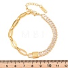 304 Stainless Steel Figaro Chain Bracelets BJEW-B171-07G-3