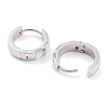 304 Stainless Steel Hoop Earrings EJEW-C096-28A-P-2