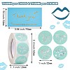 1 Roll Word Thank You Self Adhesive Paper Stickers DIY-SZ0007-83A-7