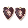 Printed Alloy Pendants AL-CBA4262-10C-01-1
