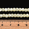 Baking Paint Glass Beads Strands DGLA-N015-4mm-08-4