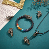 6Pcs Brass Beads KK-HY0004-64-4