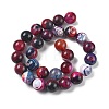 Natural Multi-Color Agate Beads Strands G-A261-B10-14mm-3